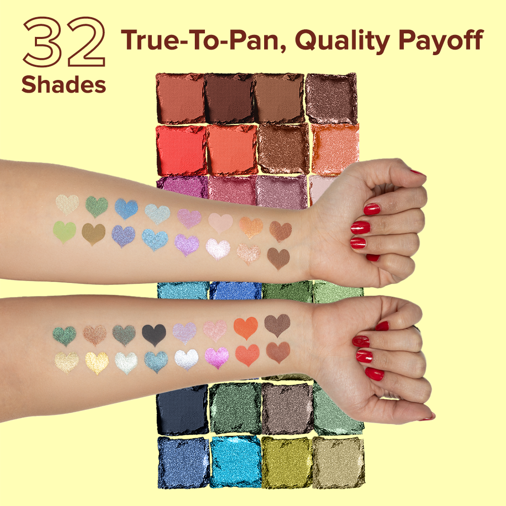 Naturals 32 Color Eyeshadow Palette-KYAMSTORE