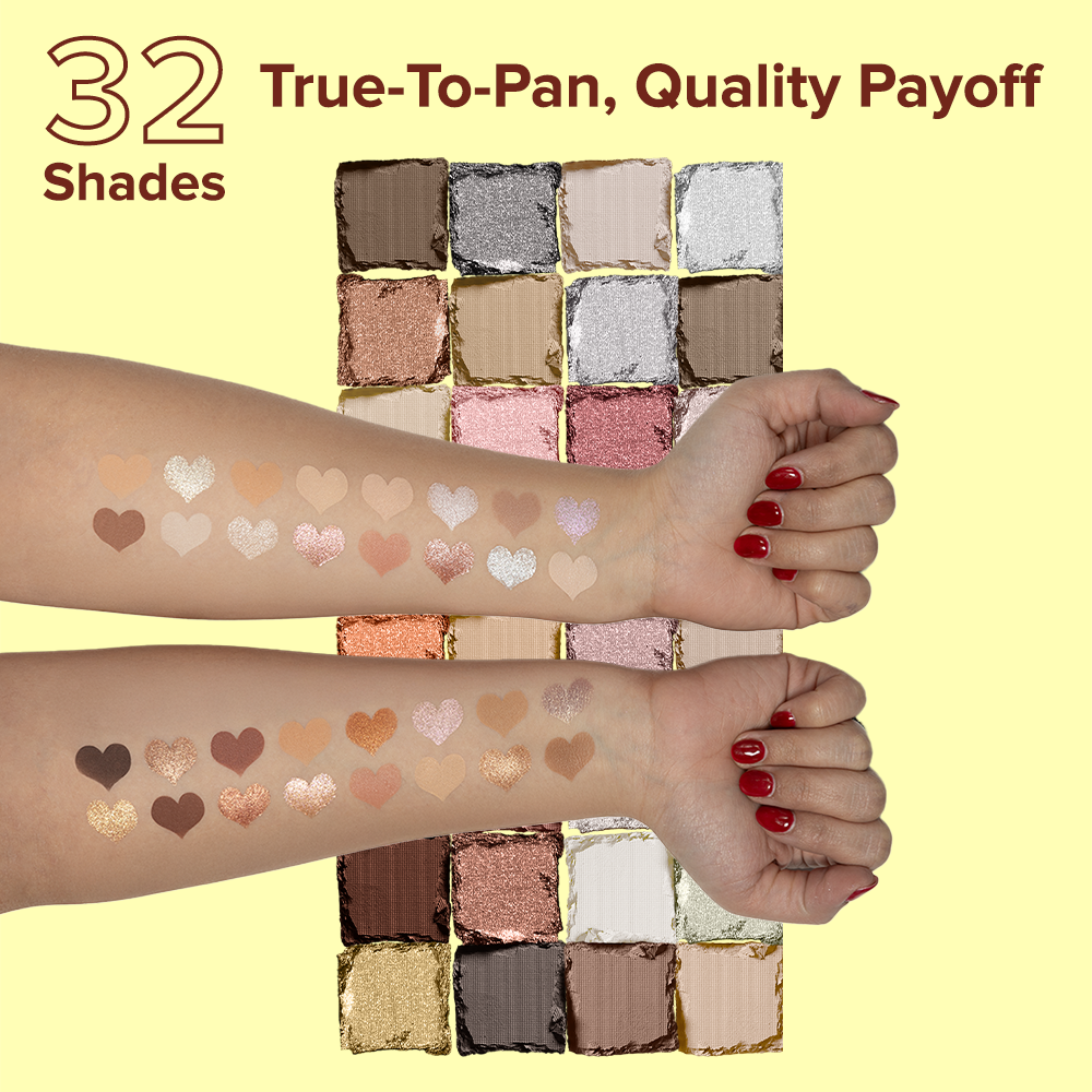 Naturals 32 Color Eyeshadow Palette-KYAMSTORE
