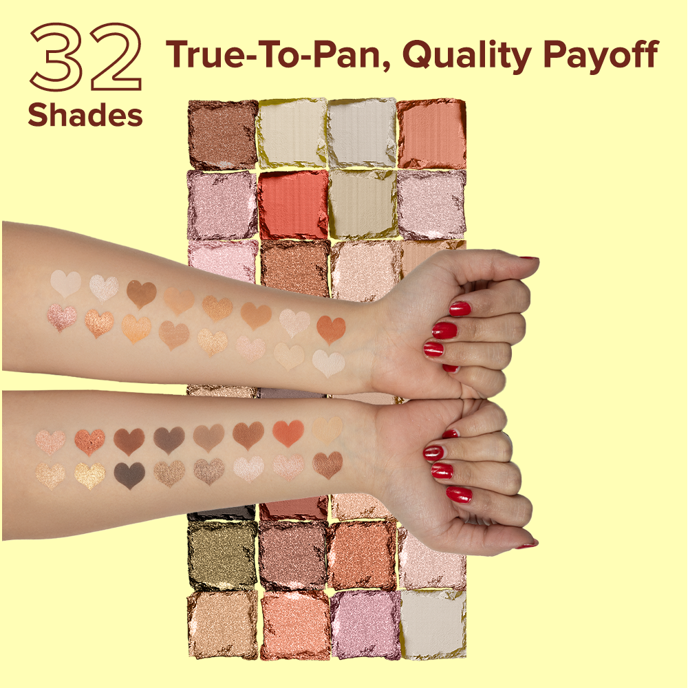 Naturals 32 Color Eyeshadow Palette-KYAMSTORE