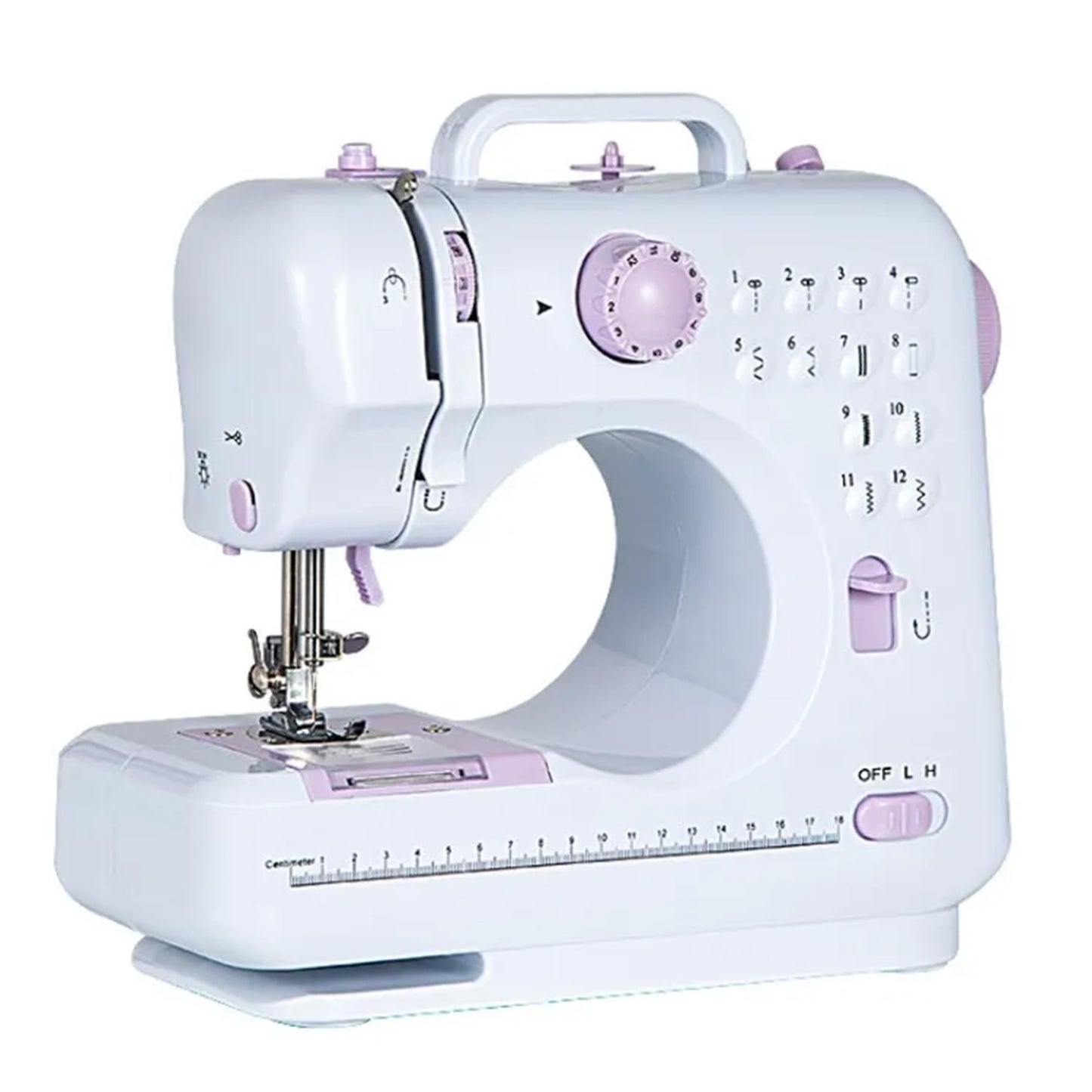 Portable Mini Electric Sewing Machine | 12 Built-In Stitches, 2-Speed with Accessory Kit-KYAMSTORE