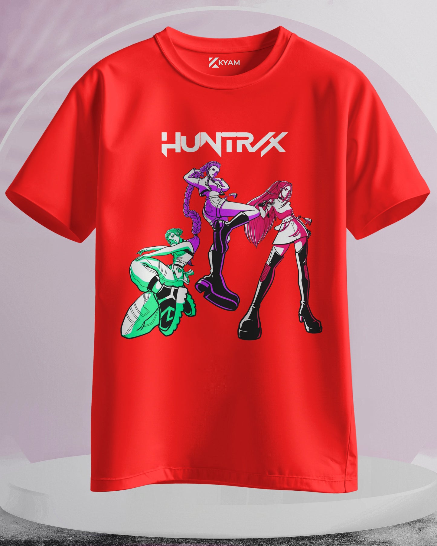 KPOP HUNTRIX - Women Stylish Printed T-Shirts – (Regular)