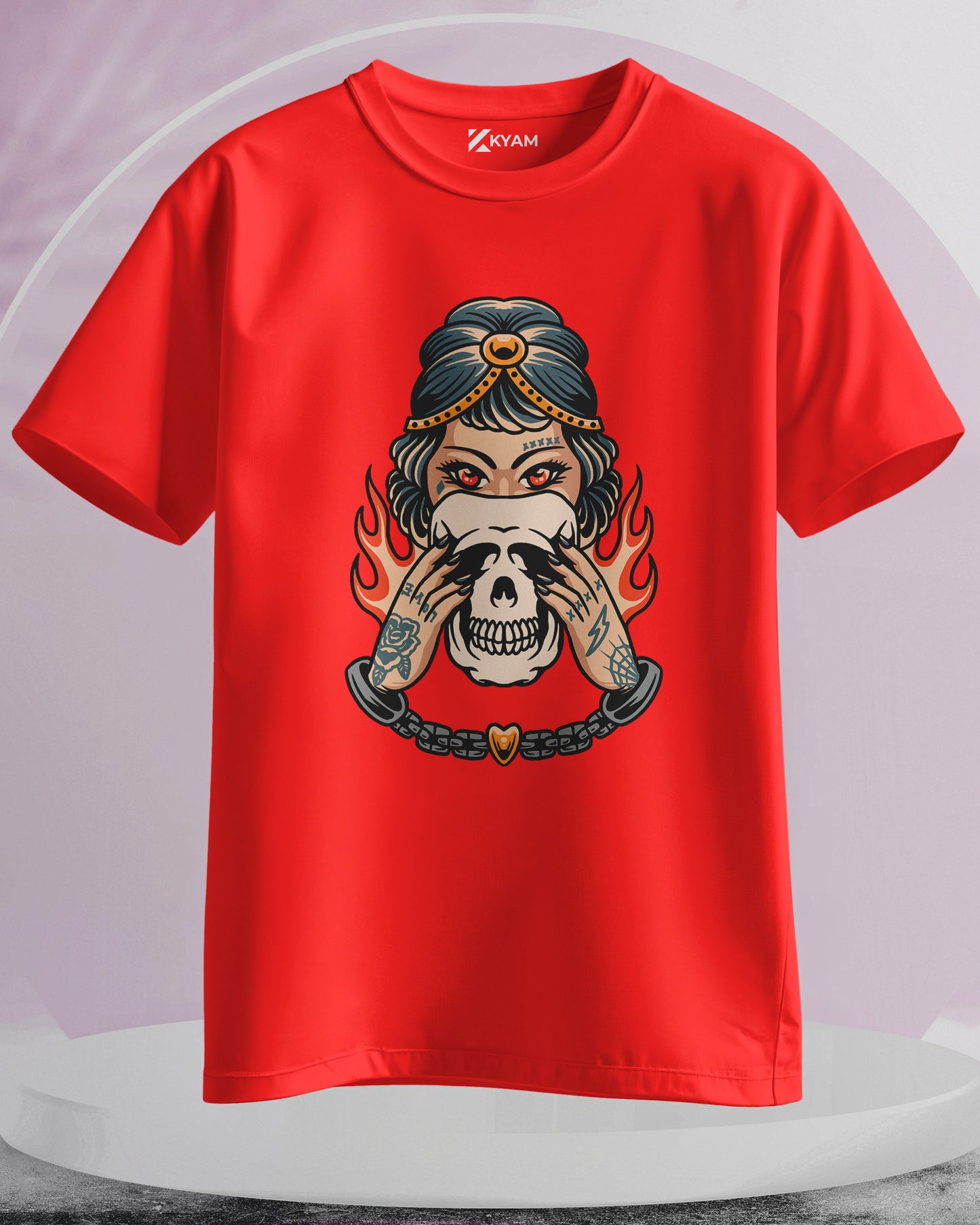 Mask Girl - Women Stylish Printed T-Shirts – (Regular)