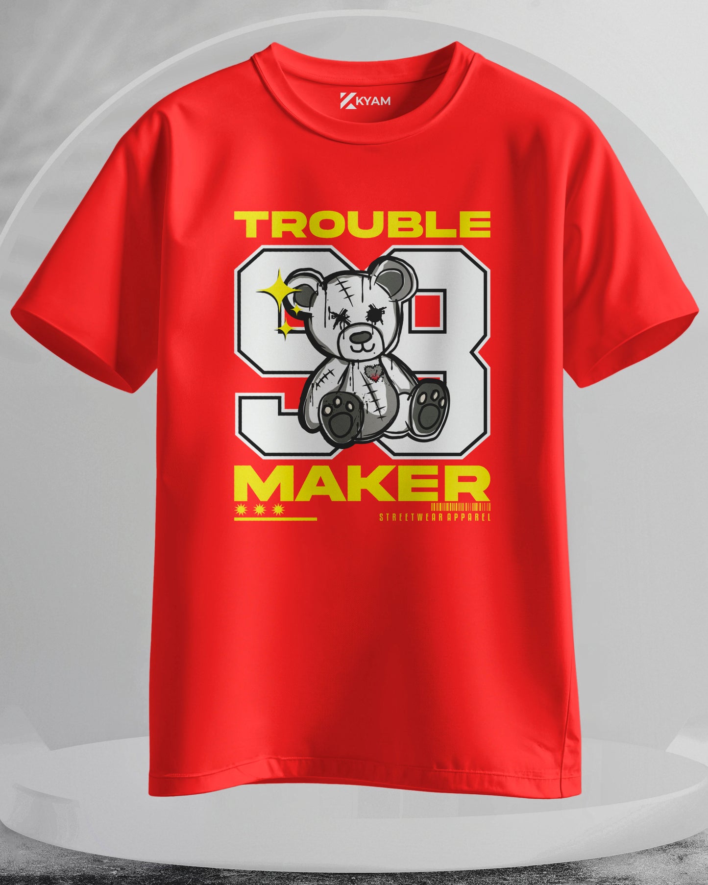 Trouble Maker - Men Stylish Printed T-Shirts – (Regular)