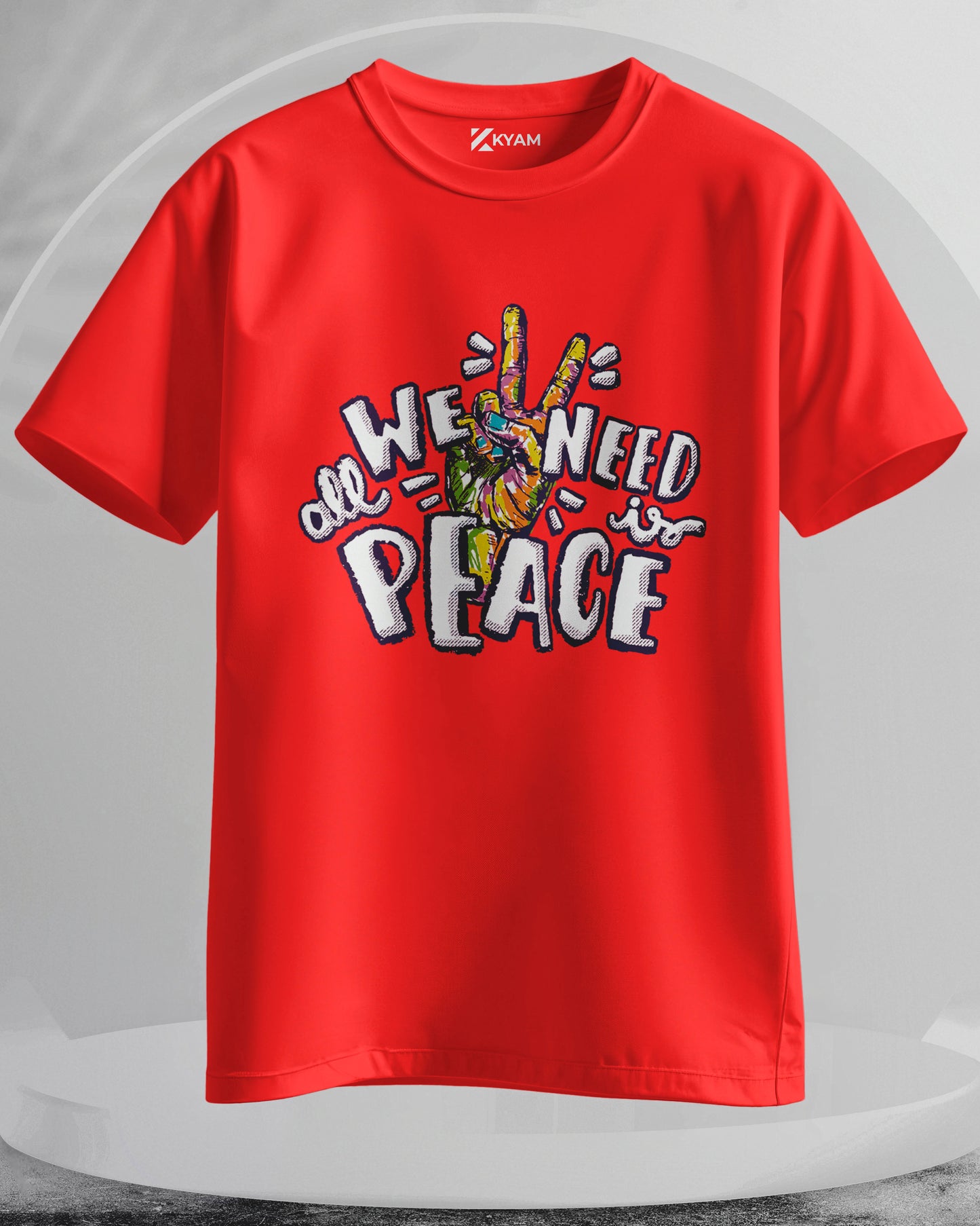 We Need Peace - Men Stylish Printed T-Shirts – (Regular)