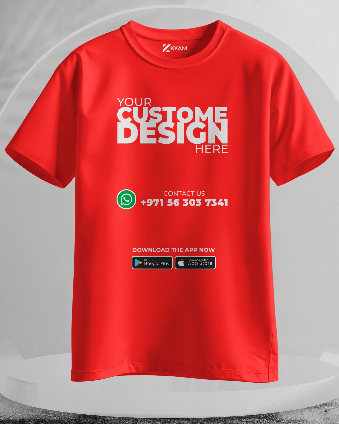 Custom & Personalized T-Shirt Printing (Regular)