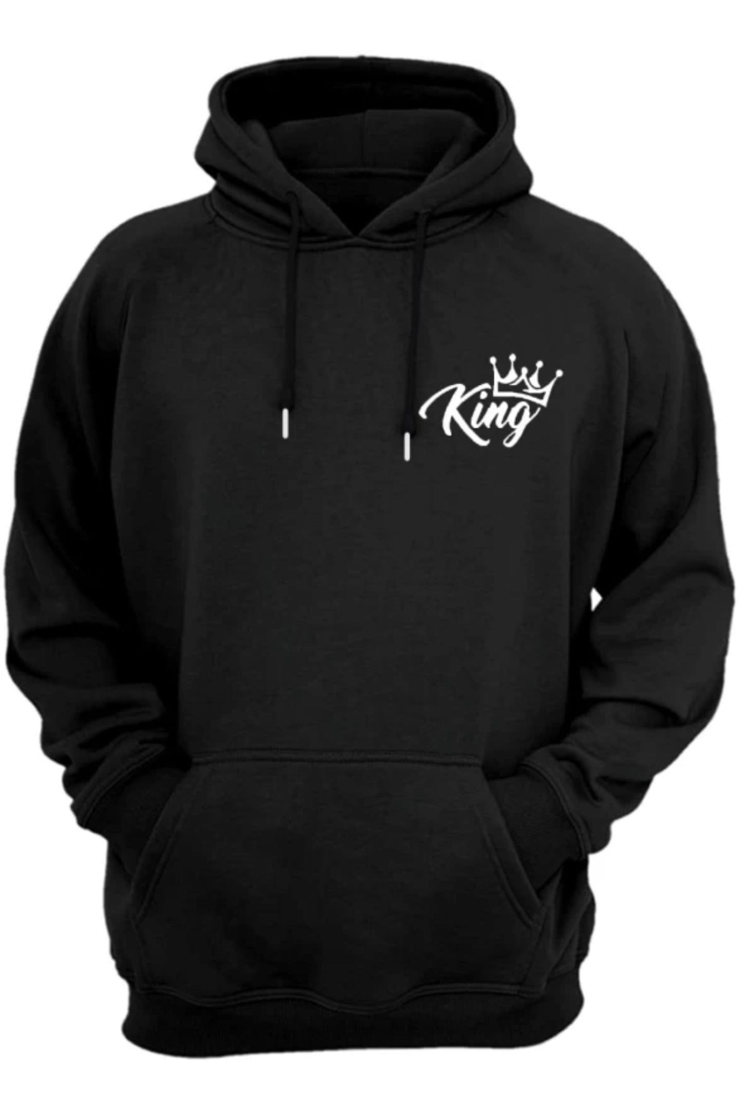 Men Short Sleeve Solid Hooded Sweatshirt-KYAMSTORE