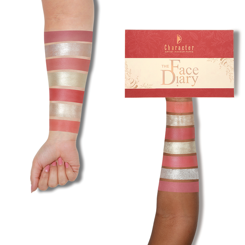 Character The Face Diary Palette-KYAMSTORE