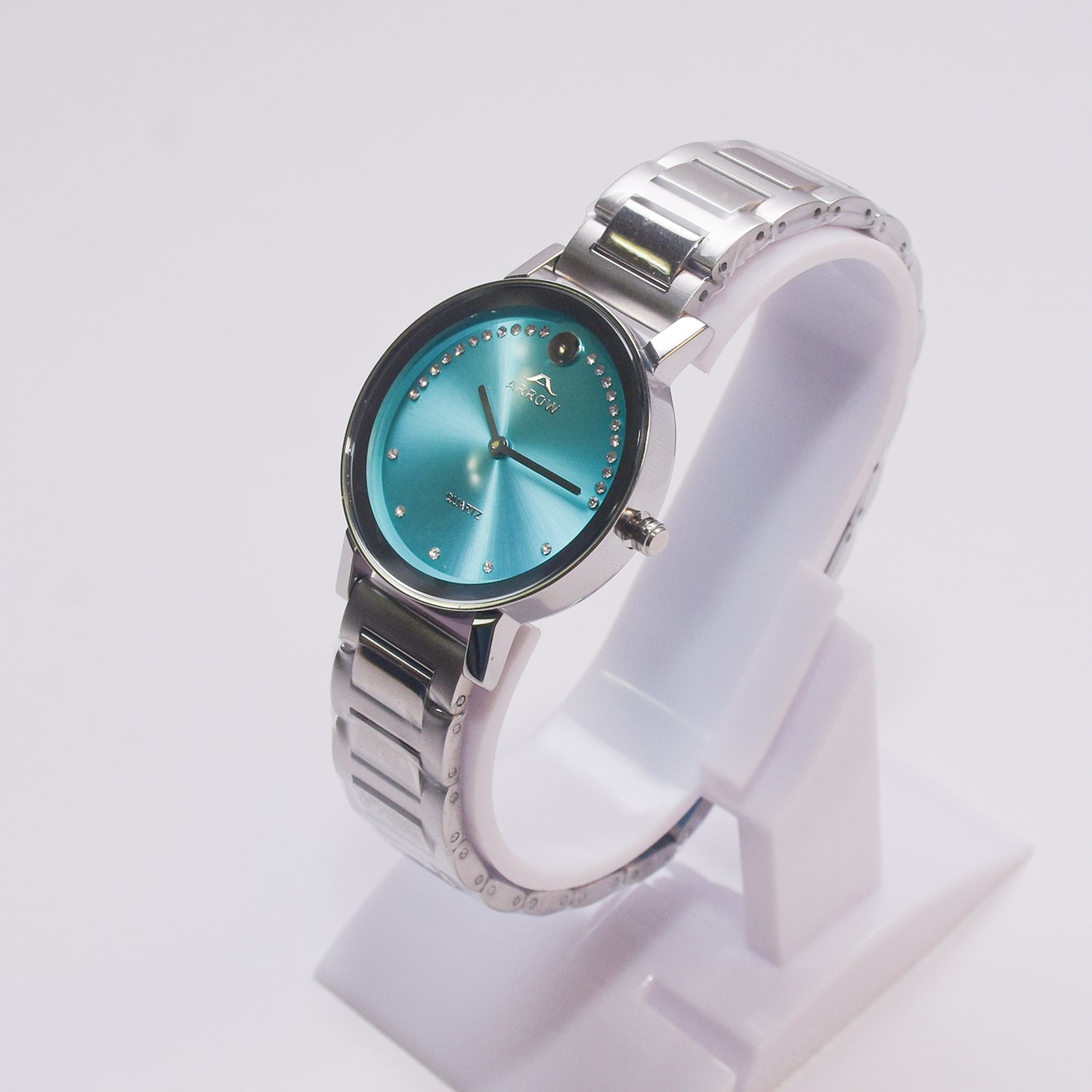 Arrow Women’s Analog Display | Silver Strap | with Light Blue Dial (5923)-KYAMSTORE