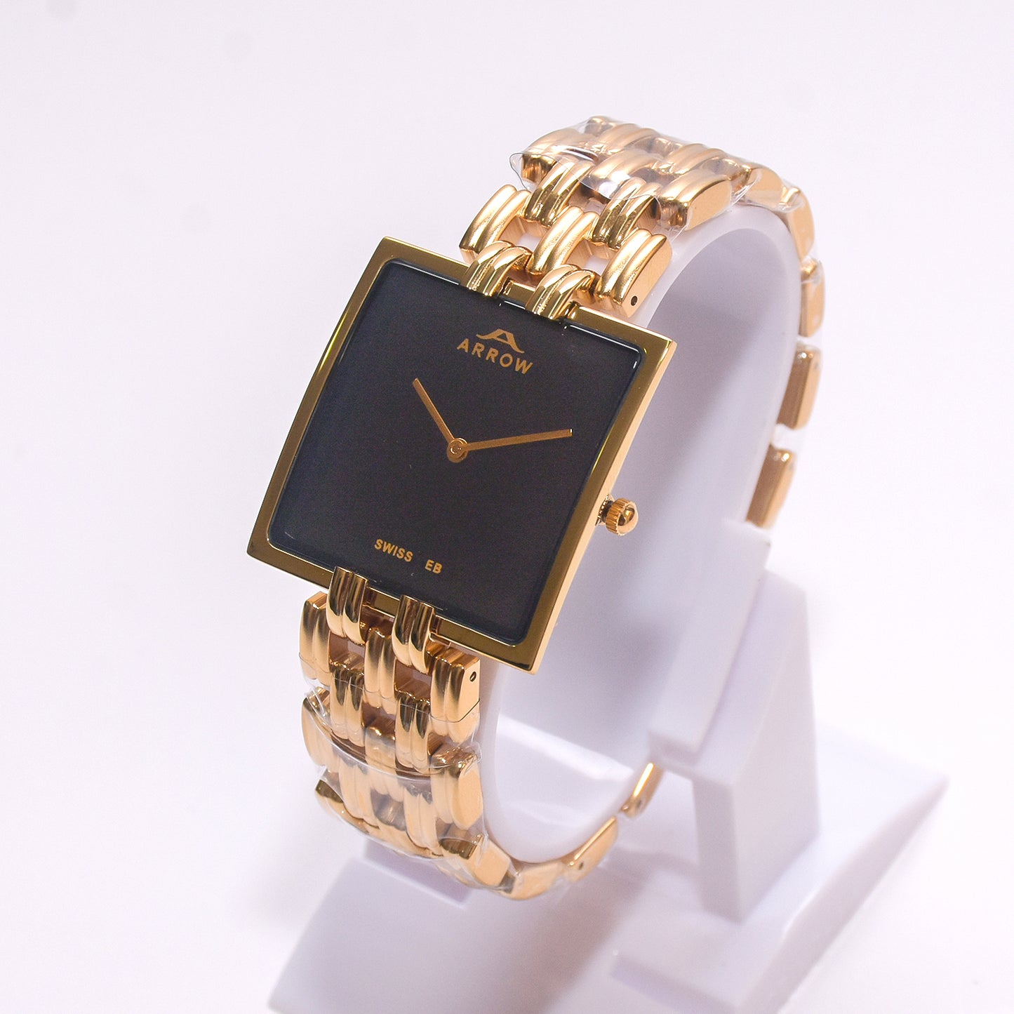 ARROW ARROW Premium Brass Analog Square Couple Watch | Special Glass | Color Gold TT (5930)-KYAMSTORE