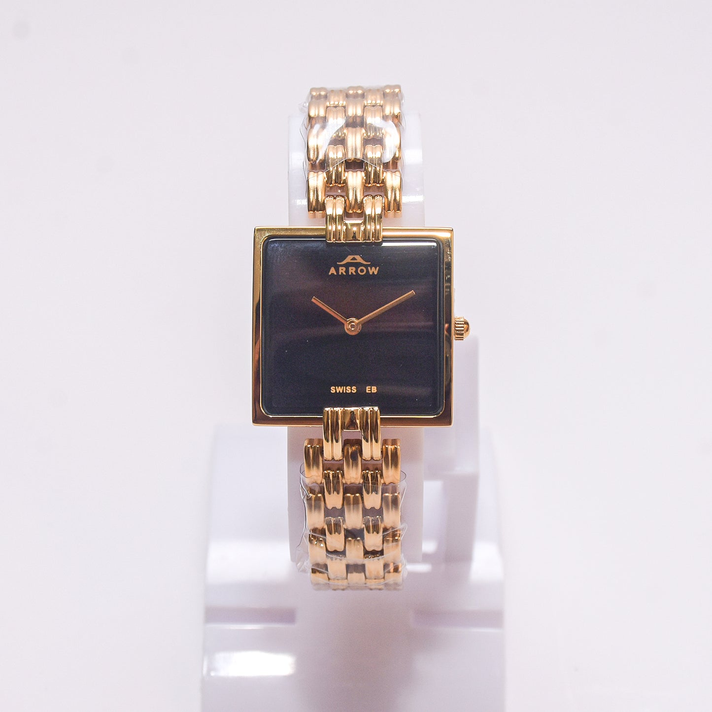 ARROW ARROW Premium Brass Analog Square Couple Watch | Special Glass | Color Gold TT (5930)-KYAMSTORE