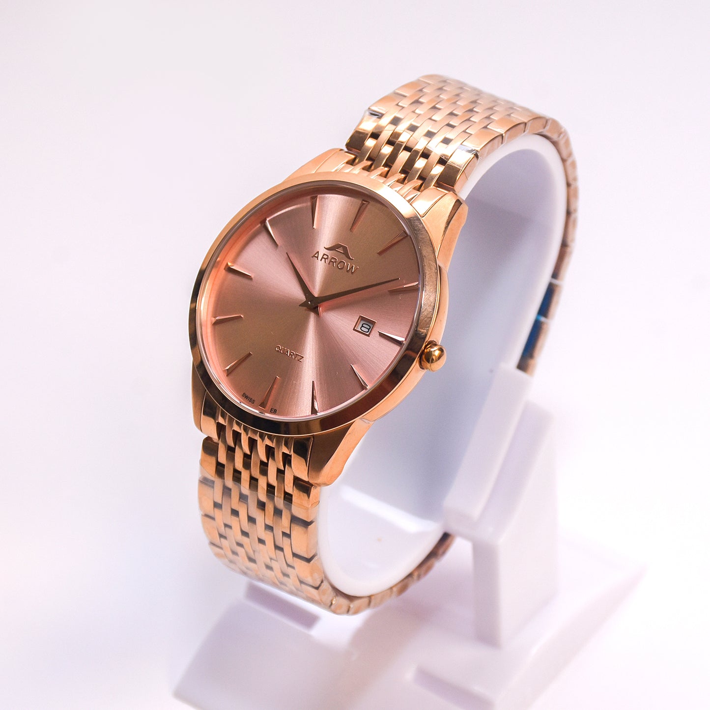 Arrow Women’s Analog Display | RoseGold Strap (33734)-KYAMSTORE