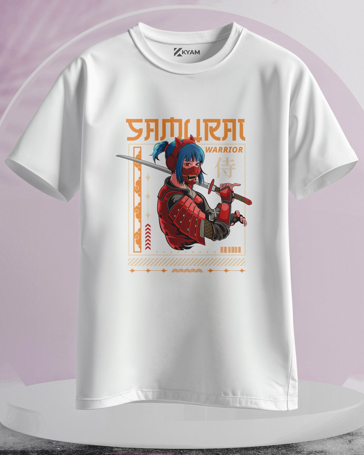 Samurai Warrior - Women Stylish Printed T-Shirts – (Regular)