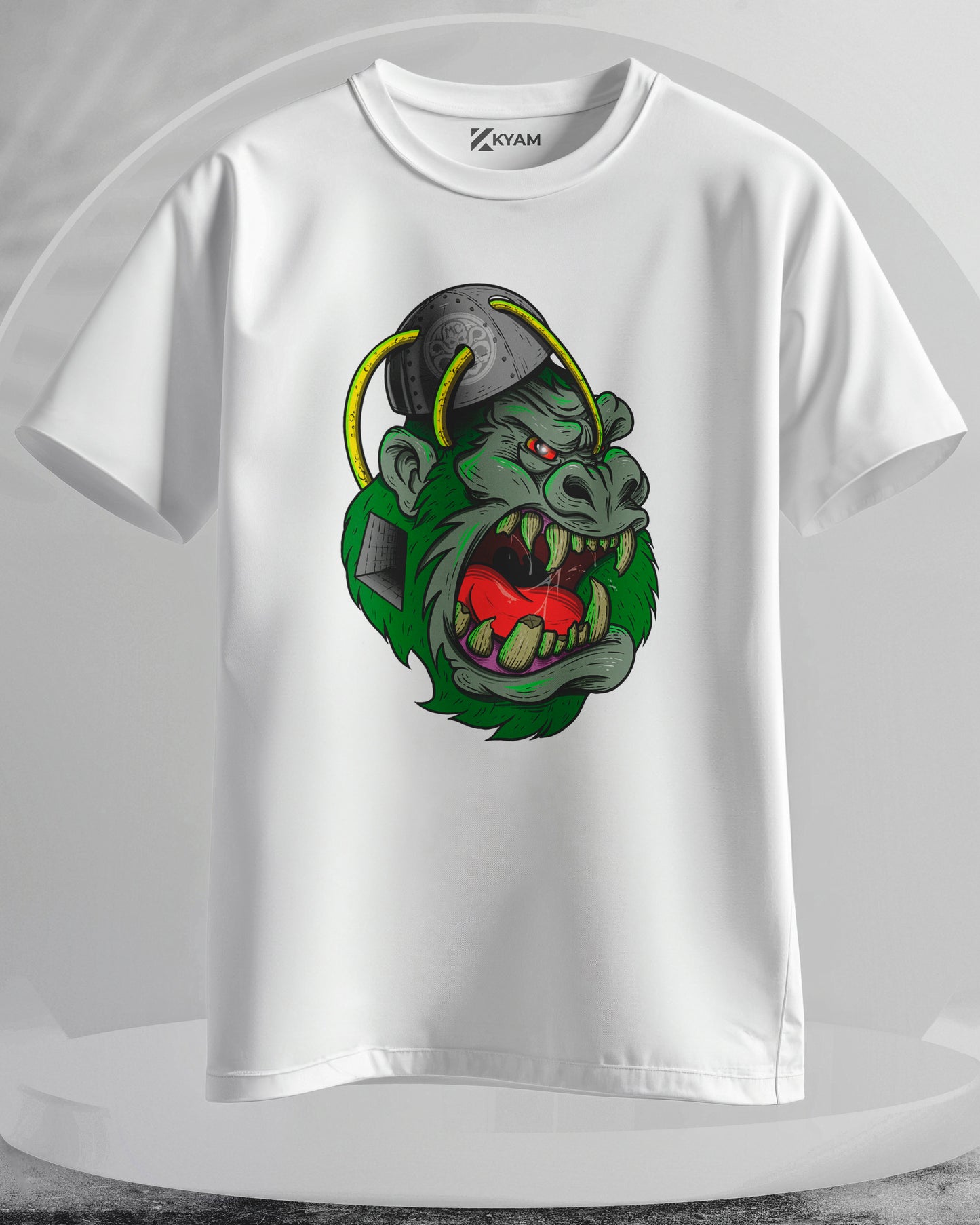 Angry Gorilla - Men Stylish Printed T-Shirts – (Regular)