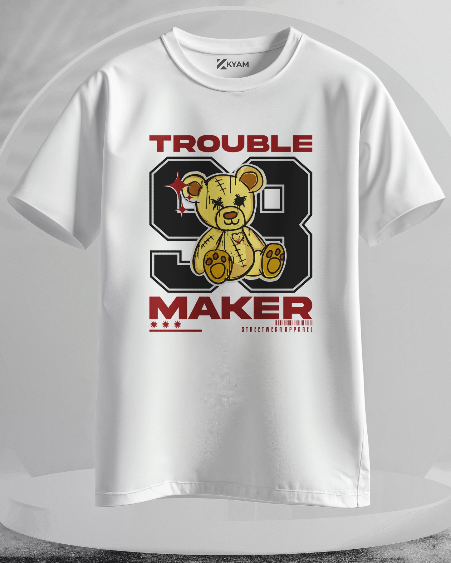 Trouble Maker - Men Stylish Printed T-Shirts – (Regular)