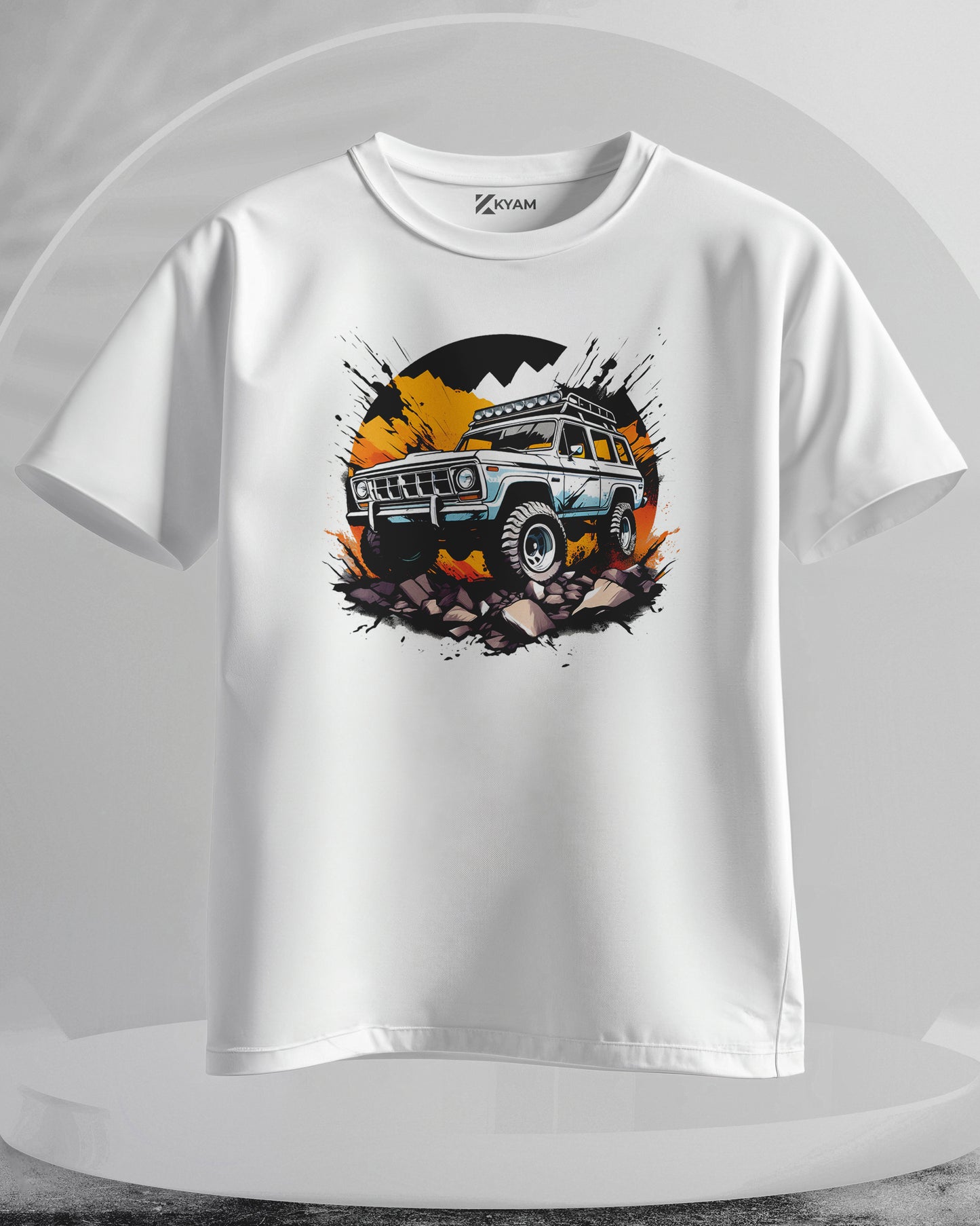 Offroad Mania - Men Stylish Printed T-Shirts - (Oversized)