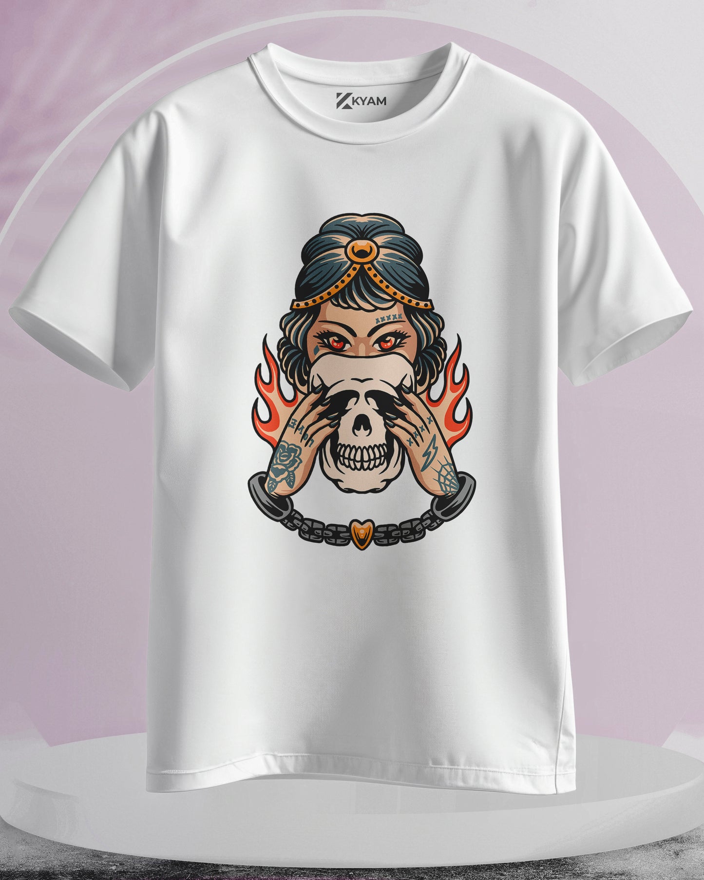 Mask Girl - Women Stylish Printed T-Shirts – (Regular)