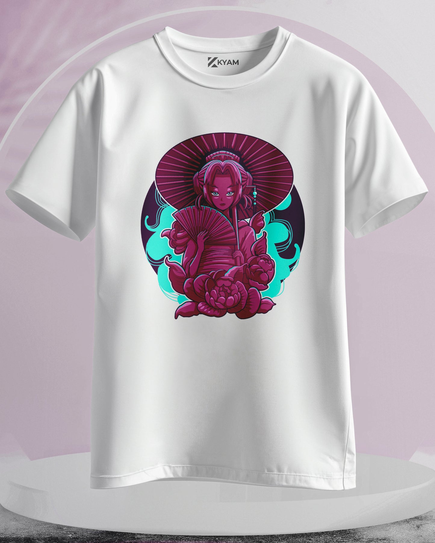 Japanese Geisha - Women Stylish Printed T-Shirts – (Regular)