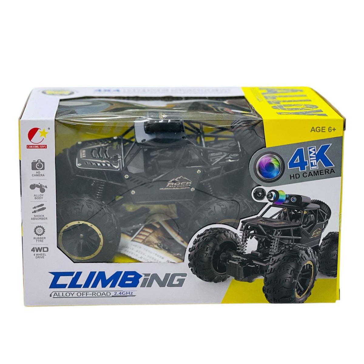Remote Control Car with Camera, High Speed Alloy Off Road Truck for Kids