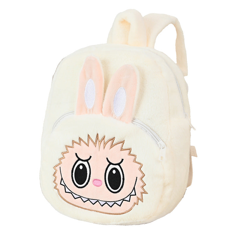 Labubu Plush Cartoon Anime Backpack for Kids
