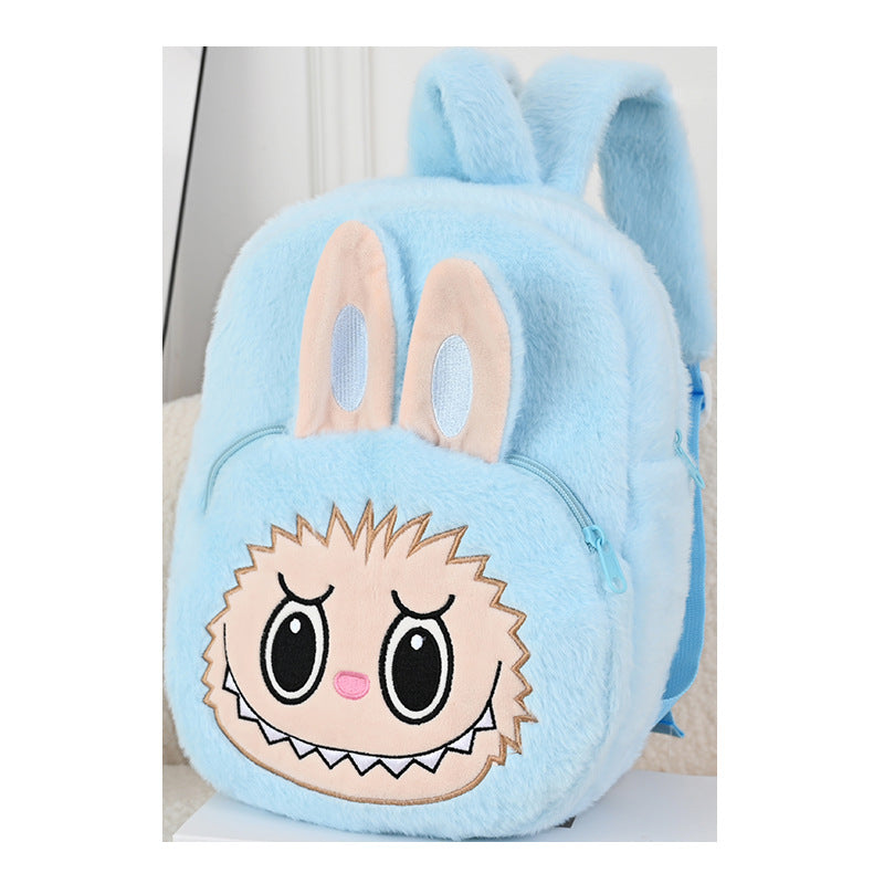 Labubu Plush Cartoon Anime Backpack for Kids