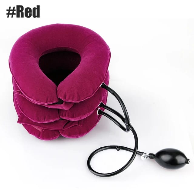Cervical Neck Traction Device Inflatable Neck Stretcher, Chronic Neck and Shoulder Pain