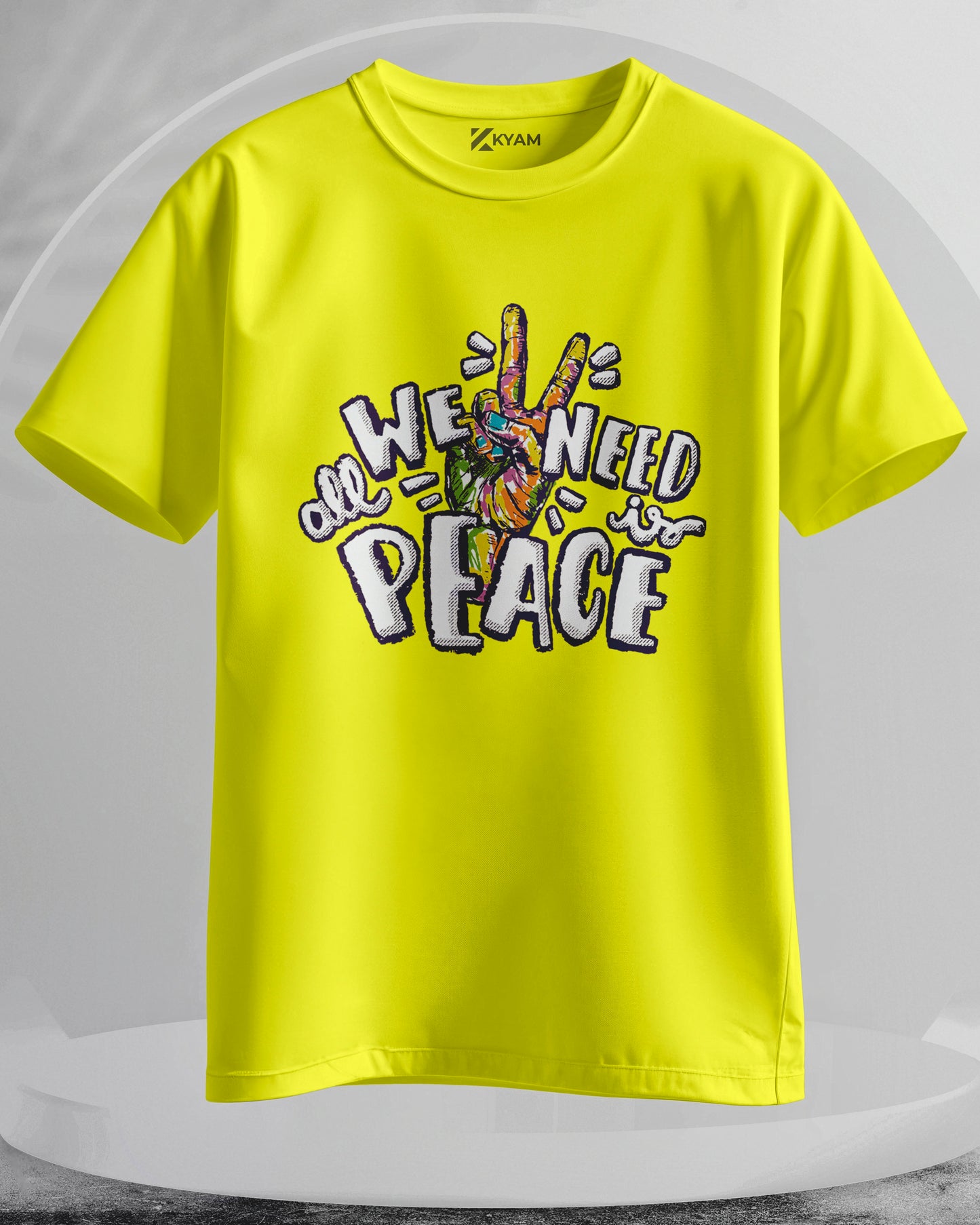 We Need Peace - Men Stylish Printed T-Shirts – (Regular)