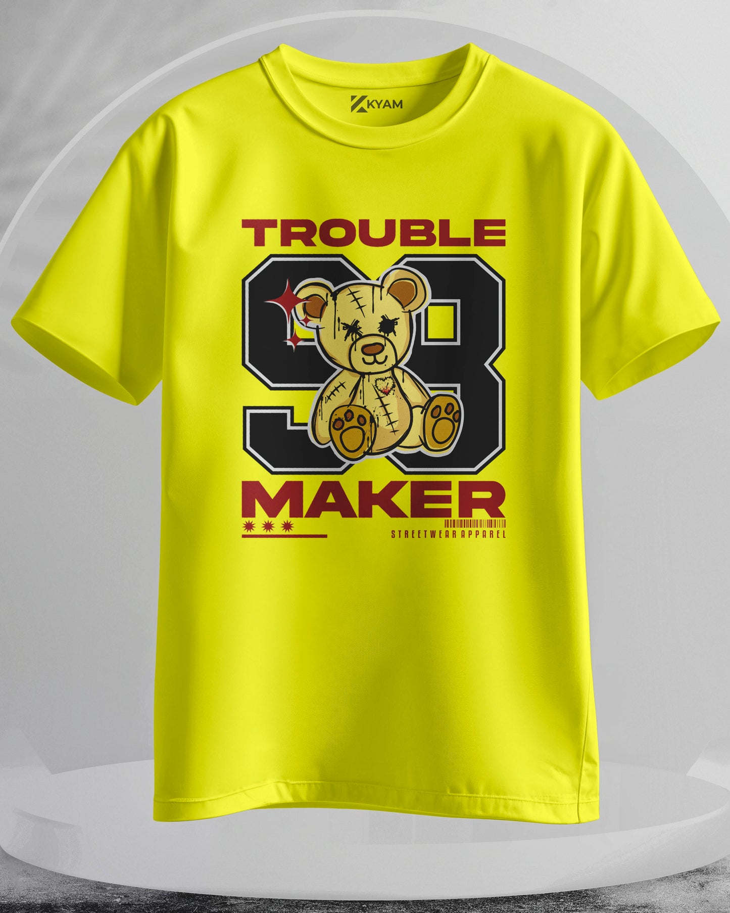 Trouble Maker - Men Stylish Printed T-Shirts – (Regular)