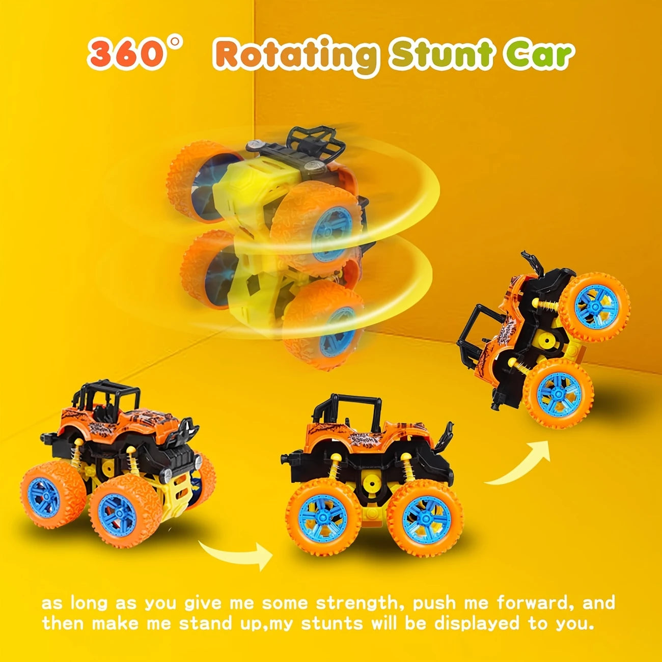 4pcs Friction-Powered Monster Trucks for Kids | Delivery: 7 to 10 business days | Limited stocks available | Hurry before Sold Out
