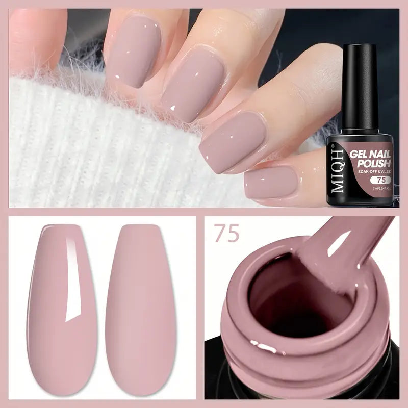 MIQH Gel Nail Polish, Long-Lasting UV LED Soak-Off Nail Gel (7ml) | Delivery: 2 to 6 business days | Limited stocks available | Hurry before Sold Out