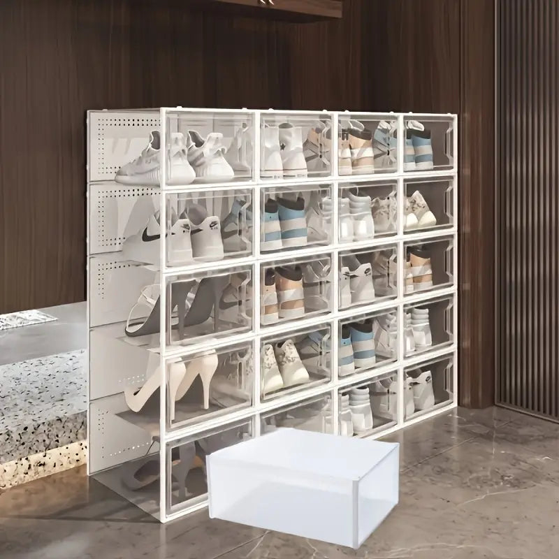 Transparent Window Shoe Cabinet with Drawers | Delivery: 5 to 10 business days | Limited stocks available | Hurry before Sold Out