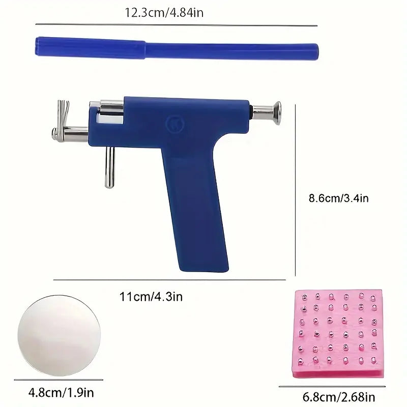 98pcs Professional Ear Piercing Kit with Steel Studs | Delivery: 7 to 10 business days | Limited stocks available