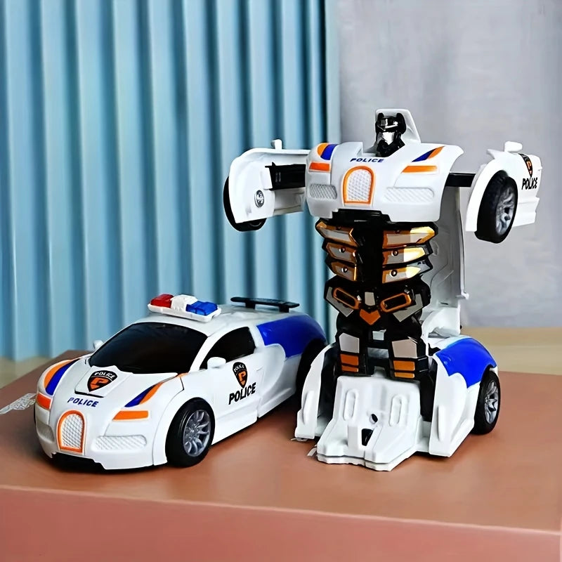 4-In-1 Transforming Robot Car Toy | Delivery: 7 to 10 business days | Limited stocks available | Hurry before Sold Out
