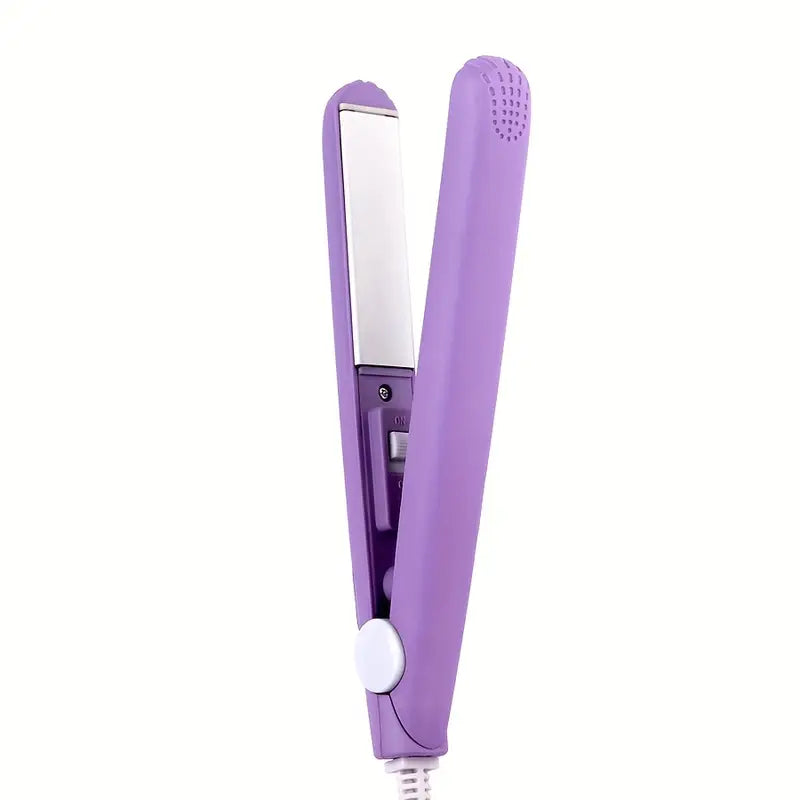 Portable Mini Hair Straightener with Pink Accents | Delivery: 2 to 6 business days | Limited stocks available | Hurry before Sold Out