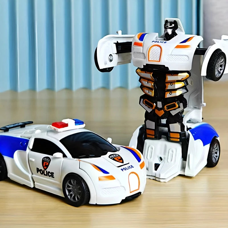 4-In-1 Transforming Robot Car Toy | Delivery: 7 to 10 business days | Limited stocks available | Hurry before Sold Out
