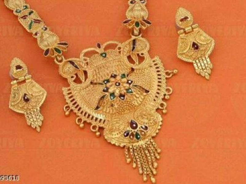 Brass, Alloy Gold-plated Gold Jewel Set (Pack of 2)-KYAMSTORE