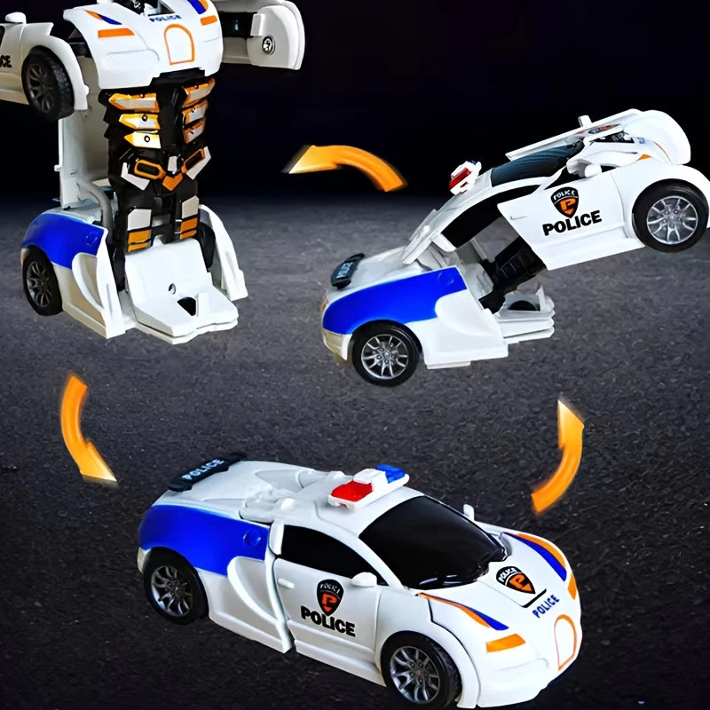 4-In-1 Transforming Robot Car Toy | Delivery: 7 to 10 business days | Limited stocks available | Hurry before Sold Out