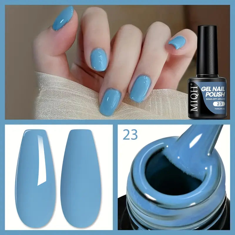 MIQH Gel Nail Polish, Long-Lasting UV LED Soak-Off Nail Gel (7ml) | Delivery: 2 to 6 business days | Limited stocks available | Hurry before Sold Out