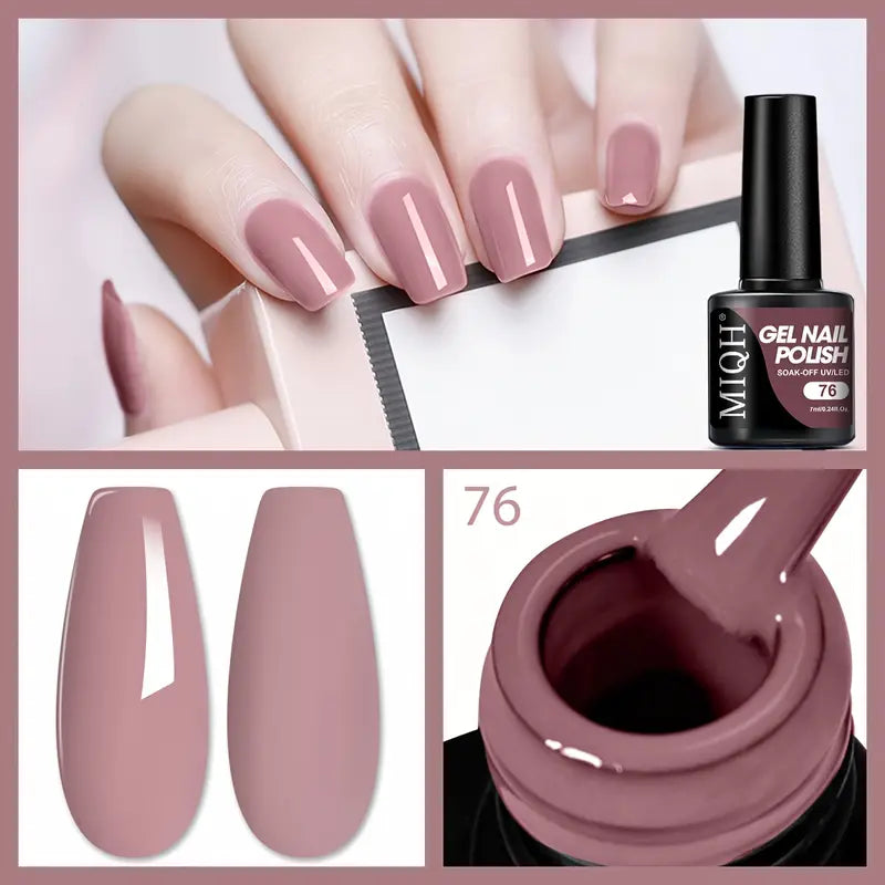 MIQH Gel Nail Polish, Long-Lasting UV LED Soak-Off Nail Gel (7ml) | Delivery: 2 to 6 business days | Limited stocks available | Hurry before Sold Out