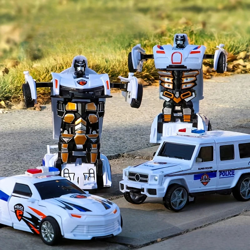 4-In-1 Transforming Robot Car Toy | Delivery: 7 to 10 business days | Limited stocks available | Hurry before Sold Out
