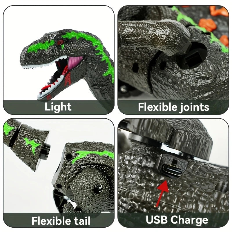 Rechargeable Remote-Controlled Dinosaur Toy | Delivery: 5 to 10 business days | Limited stocks available | Hurry before Sold Out