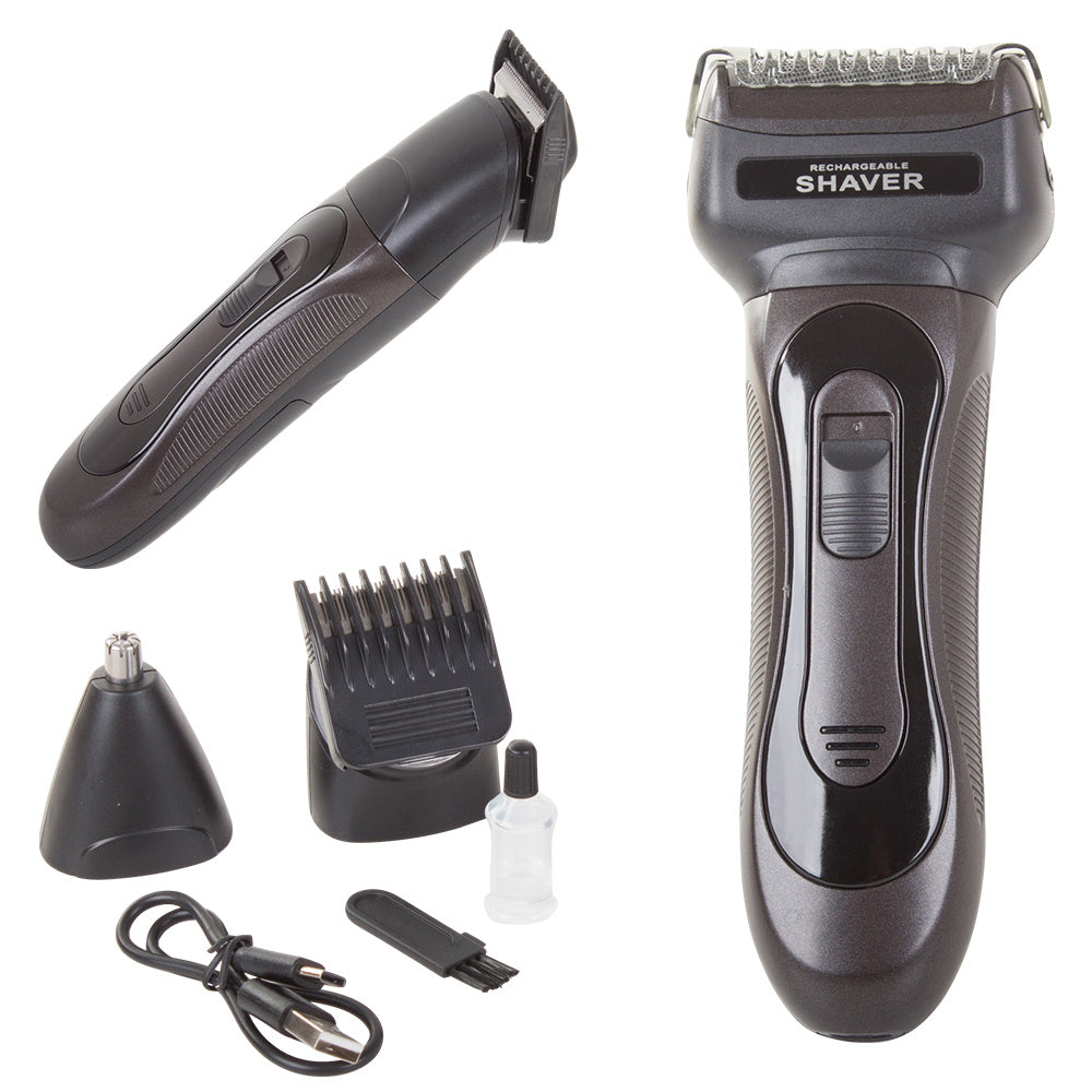 Men's beard shaver nose hair trimmer 3in1-KYAMSTORE