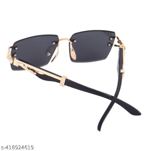 Black Rimless Sunglasses/Goggles UV Protected