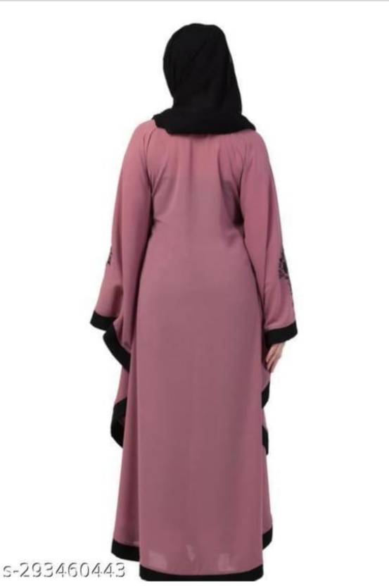 Nida Matte Solid Burqa With Hijab
