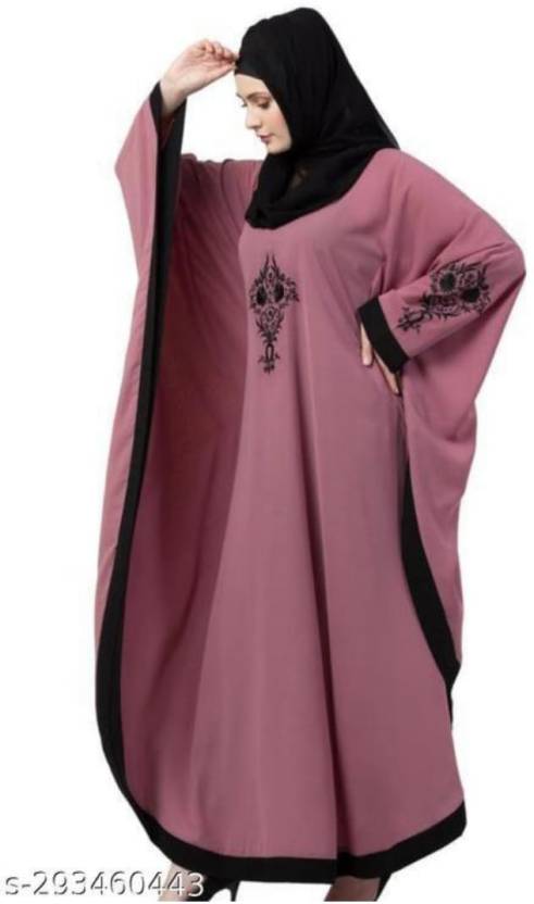 Nida Matte Solid Burqa With Hijab