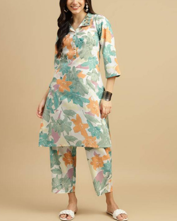 Tunic Pant Co-ords Set-KYAMSTORE