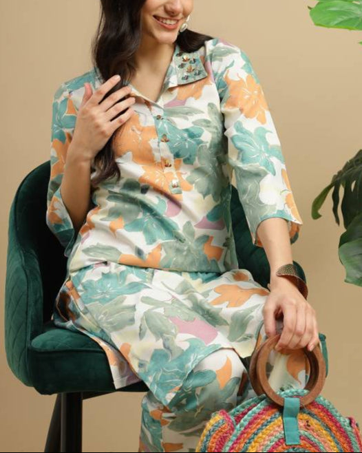 Tunic Pant Co-ords Set-KYAMSTORE