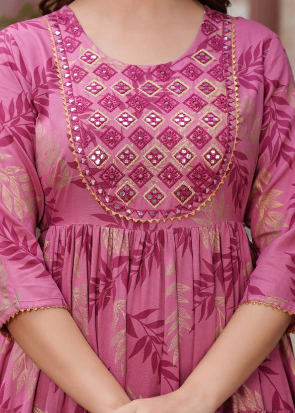 Women Gown Multicolor Dress-KYAMSTORE