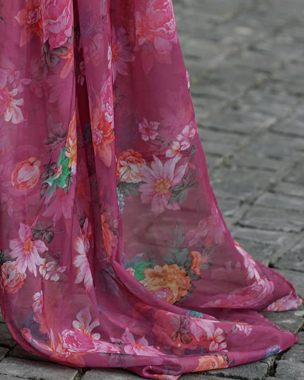 Women Silk Blend Kurta Pant Dupatta Set-KYAMSTORE