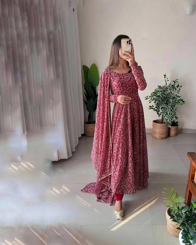 Women Georgette Kurta Dupatta Set | Delivery: 10 to 12 business days | Limited stocks available