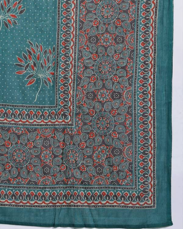 Women Pure Cotton Kurta Pant Dupatta Set-KYAMSTORE